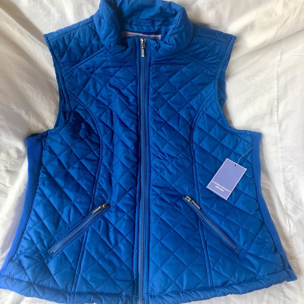 Laura Scott quilted outdoor vest